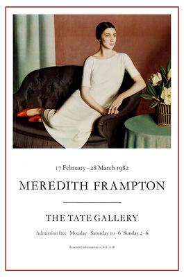 Meredith Frampton exhibition poster